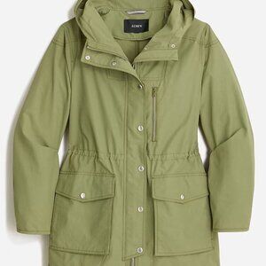 NEW NWT J. Crew green Relaxed perfect lightweight jacket size XL